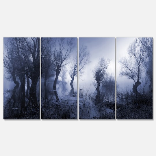 Designart - Creepy Landscape in Sepia Tones